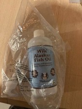 Natural Dog Company Wild Alaskan Fish Oil with Omega 3 -16 fl oz Exp 4/26