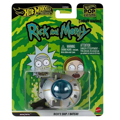 Popkultur Rick and Morty Ricks Schiff / Bateau 1:64 Hot Wheels Modellauto (JHW95)
