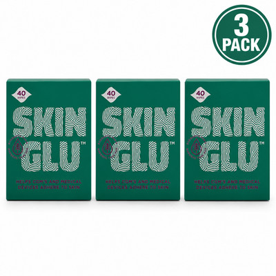 Skin Glu Barrier Wipes for CGM and Medical Device Adhesion 40 ct 3 Pack Bundle