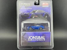 Tarmac Works Nissan Fairlady Z S30 Widebody By Jon Sibal Blue 1/64