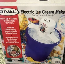 Rival Model 8420 4 Quart Electric Ice Cream Maker