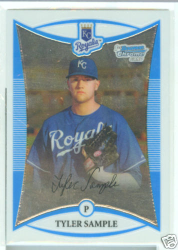 Tyler Sample Kansas City 2008 Bowman Chrome Draft - Picture 1 of 1