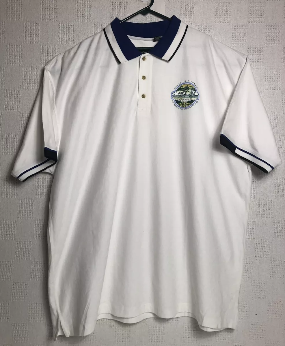 4xl white polo shirt