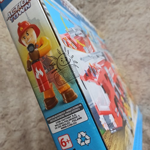Cobi Action Town Airport Fire Truck New RARE - Picture 3 of 3