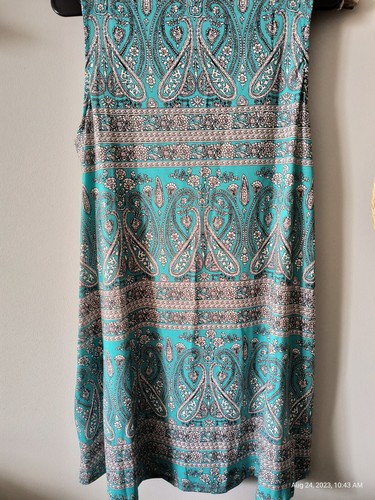 Beautiful Paisley Geometric Dress Size Large Brand New with Tags - Picture 8 of 9