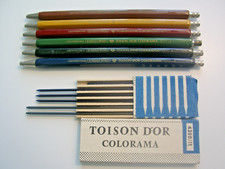 DDR Druckbleistifte Bohemia Works Bleistift Fallbleistifte Czechoslovakia farbig