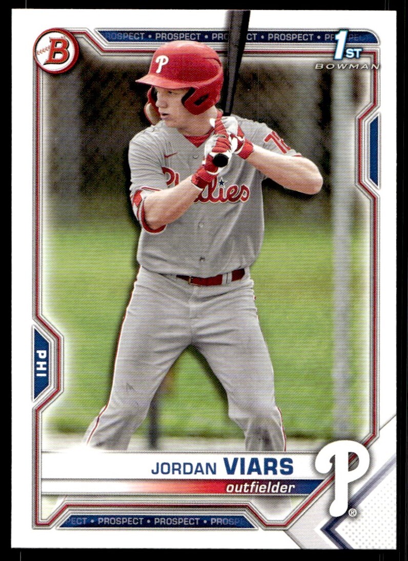 2021 Bowman Draft Jordan Viars G558 Philadelphia Phillies #BD-132