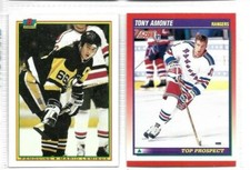 Mario Lemieux Pittsburgh Penguins 1990-91 Bowman Base #204
