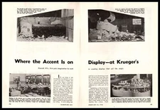 1948 Kruegers Neenah Wisconsin Hardware Store Photos And Article 2-Page Print Ad