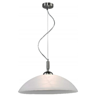 Pendelleuchte VENEZIA Stahl gebürstet / Glas E27 max. 60W Esto 70001-1