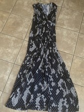 Eliza J 18 Maxi Jersey Printed Dress Belted Stretch