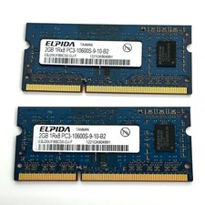 iMac A1311 Elpida 4GB 2x2GB PC3-10600S RAM Memory PC3-10600S-9-10-B2