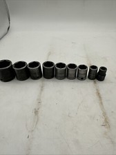 Snap On Socket set 9pc 3/8 used IMFML 9-24mm