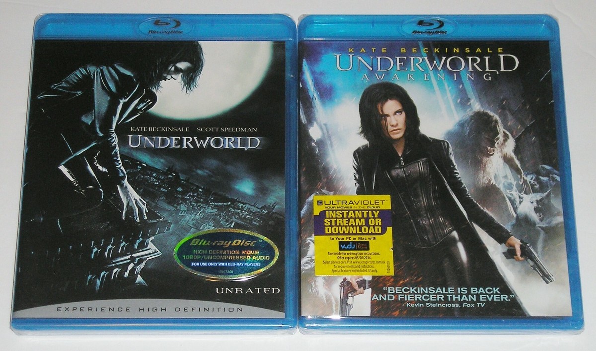 Horror Blu-ray Lot Underworld (New) Underworld: Awakening (New)