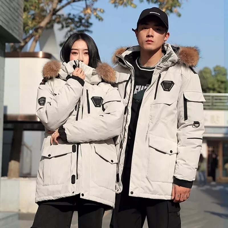 Mens winter coats with fur hood discount