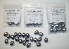 3/4 oz egg sinkers  - choice of quantity - FREE SHIPPING
