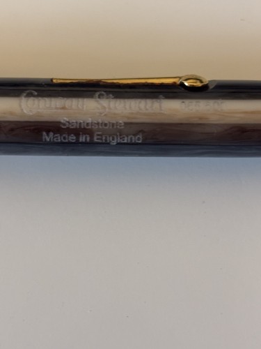 CONWAY STEWART Limited Ed “SANDSTONE” Fountain Pen Model 58 with 18ct Gold Nib M - Picture 10 of 17