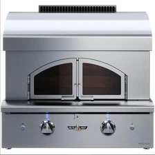 Delta Heat 32" Stainless Steel Freestanding Natural Gas Pizza Oven - DHPO30F-N