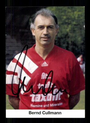 Bernd Cullmann autograph card DFB World Champion 1974 original sign + A 230516
