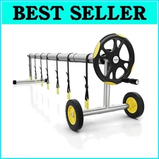 Luxury Aluminum Pool Solar Cover Reel - Serene Management for All Pool Shapes