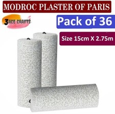Modroc Plaster of Paris Bandage Modelling Craft 15cm x 2.75m - Pack of 36 Rolls