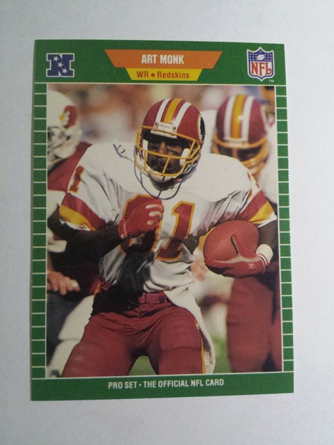 ART MONK 1989 PRO SET FOOTBALL CARD 433 C9052 EBay