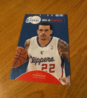 MATT BARNES 2013-14 Los Angeles Clippers Pocket Schedule