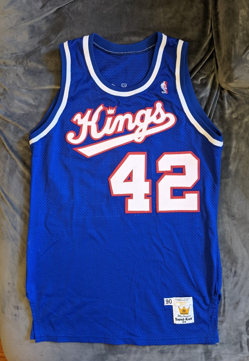 PERVIS ELLISON SACRAMENTO KINGS GAME USED WORN Sand Knit Jersey 44