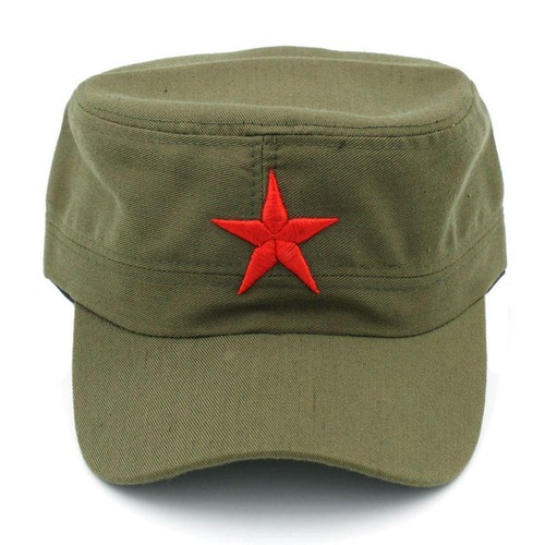 Cappello Nuovo Berretto Comunista Stella Rossa Esercito Che Guevara Cuba Stelle Militare Cool Hat - Foto 25 di 27