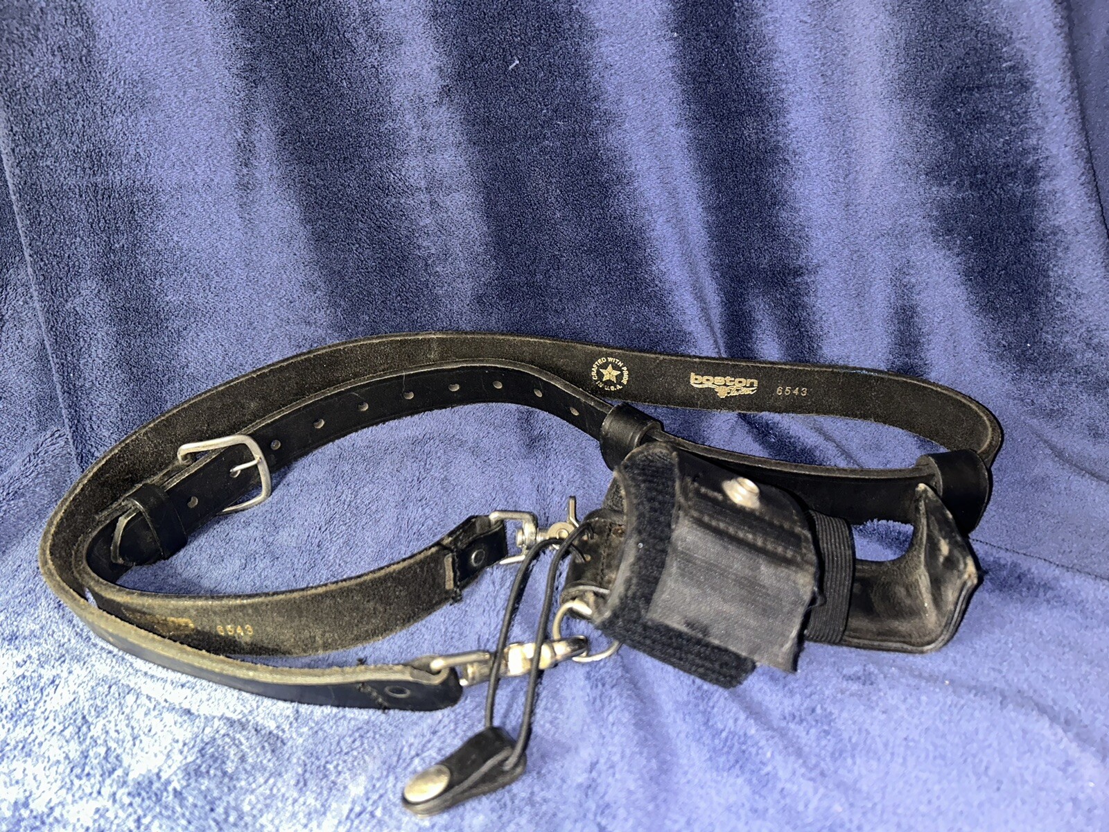 Boston Leather Firefighter Radio Strap