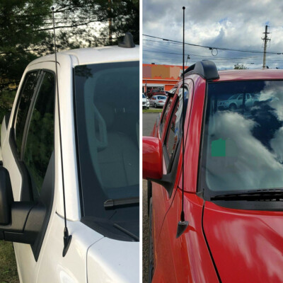 7 Black Stainless Antenna Mast Power Radio AMFM for TOYOTA TACOMA
