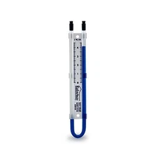 4.5" Radon System Monitor Easy-To-Read U-Tube Manometer W/ Tubing