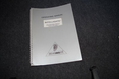 Behringer XR2000 Intelligate Manual
