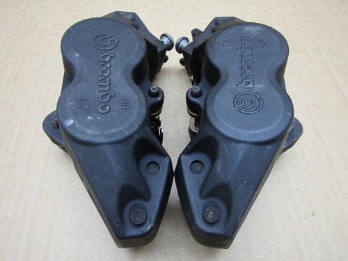 BMW R1200RT 2009 21,878 miles front brake calipers pair BREMBO (8161) - Picture 5 of 10