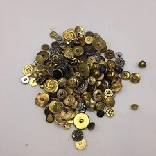 Gold Buttons Random Assortment Mixed Lot