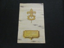 Folleto My Record in Scouting, años 30, tarjetas de insignia de mérito, tarjetas de rango, etc.   c61