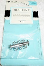 Blue Moon SLIDER CLASP Shiny Silver 3 Strands - BMF CLSP MTL SLIDER TB 3-LP SS