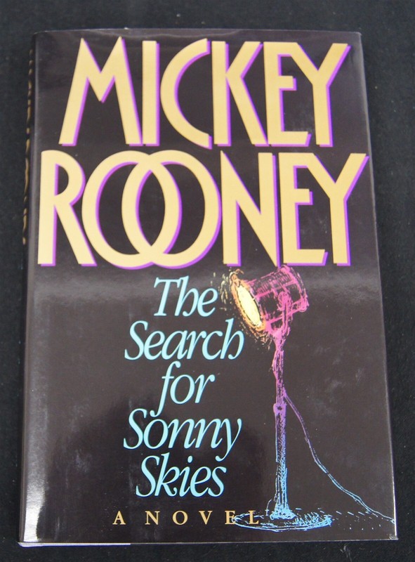 THE SEARCH FOR SONNY SKIES Signed MICKEY ROONEY 1st Edition AUTO