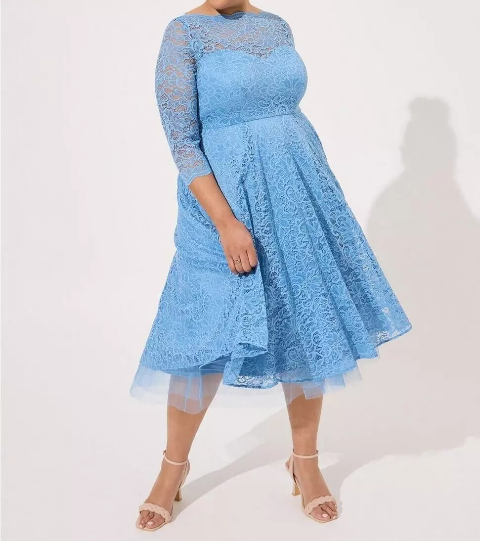 Torrid 2025 teal dress