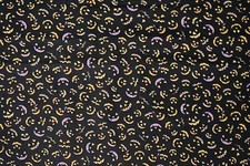 Hi Fashion - Halloween - Boo Nightmare Pumpkins Quilting And Crafting Fabric