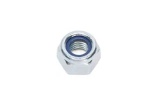 (1) M12-1.75 Stainless Nylon Insert Lock Nut M12x1.75 Left Hand / Reverse Thread