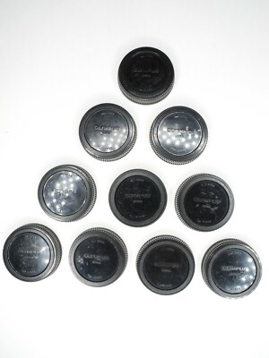 Lot Of 10x Olympus Genuine OM Rear Camera Lens Caps For 24mm 28mm 35mm 50mm 85mm