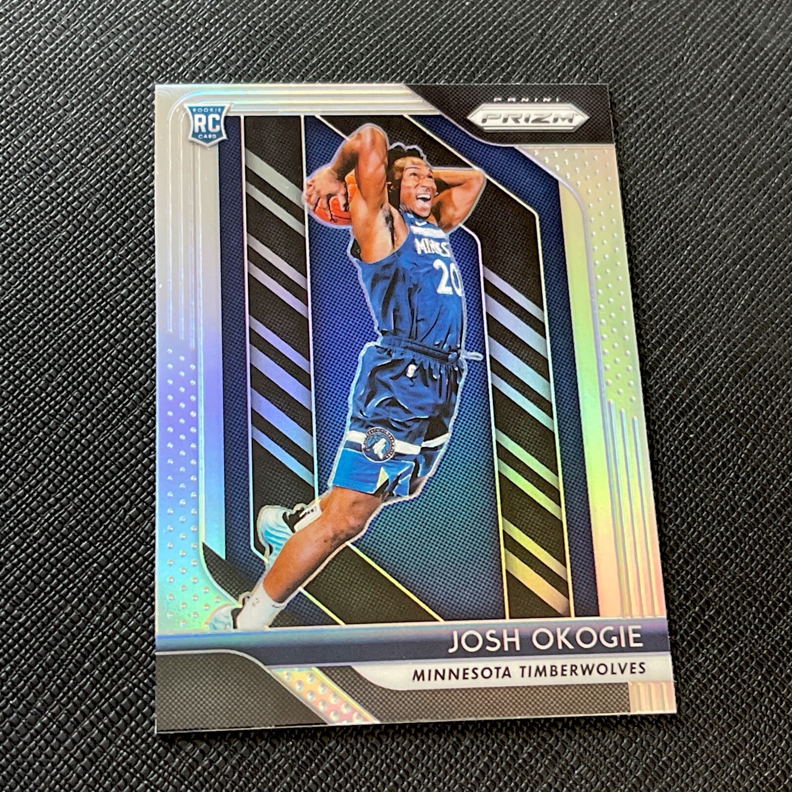 2018-19 Panini Prizm Silver Prizm Josh Okogie #37 Rookie RC Timberwolves 🔥