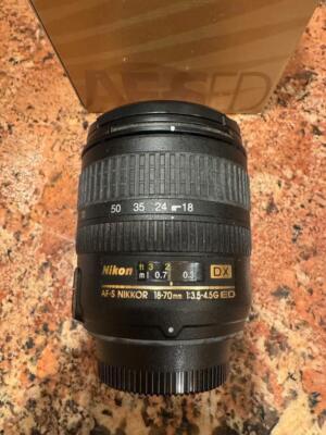 Nikkor (Nikon) AF-S DX Zoom Lens ED 18-70MM F3.5-4.5 G IF w/box | eBay