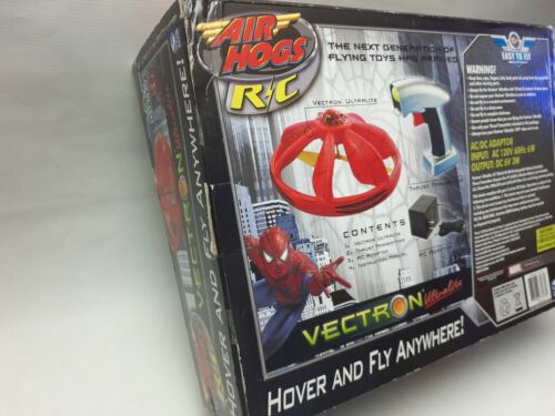 SPIDERMAN Vectron Ultralite AIR HOGS R/C Hover Flying Saucer Toy SPINMASTER 2007 - Picture 7 of 10