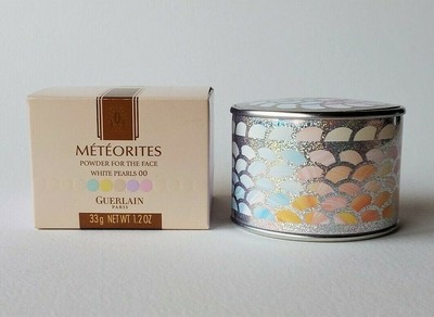GUERLAIN Meteorites WHITE PEARLS 00 Powder for the Face, New with Box