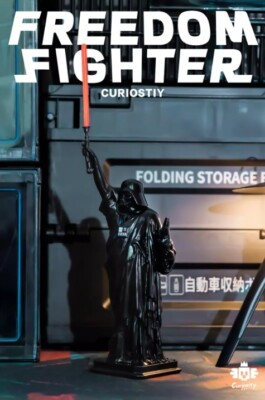 CuriosityArt Freedom Fighter Star Wars Black Edition Resin Figure H54CM/21.25in