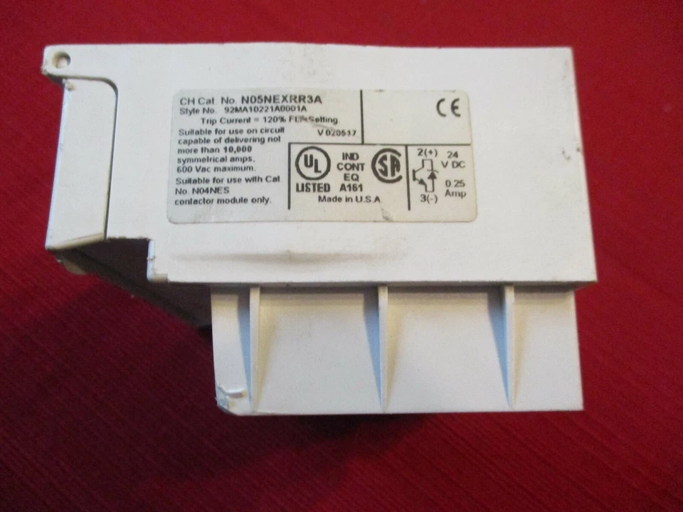NEW EATON CUTLER HAMMER SOLID STATE OVERLOAD RELAY N05EXRR3A - Image 2 of 3