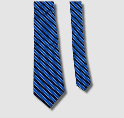 $52 Club Room Men's Blue Striped Silk Necktie 61 x 3.25 | eBay