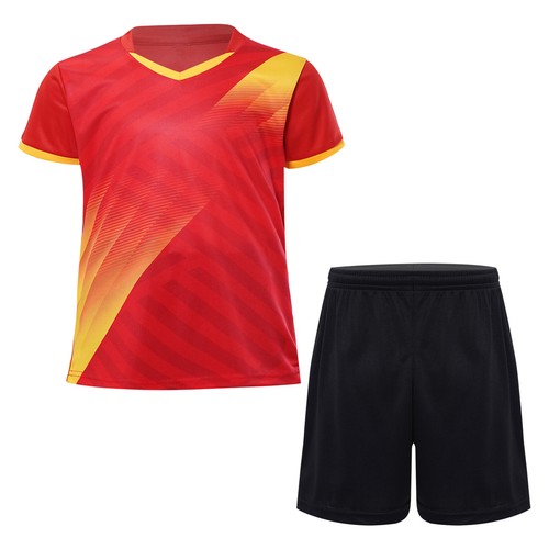 Kid Boy Sports Sets Contrast Graphic Print T-shirt With Shorts Jogging Tracksuit - Picture 32 of 64
